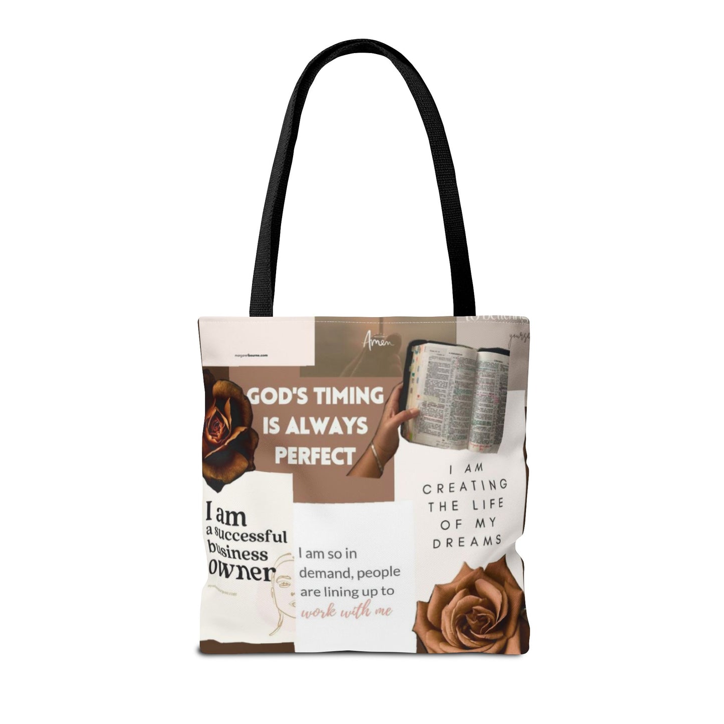 Inspirational Tote Bag for Goal-Driven Individuals