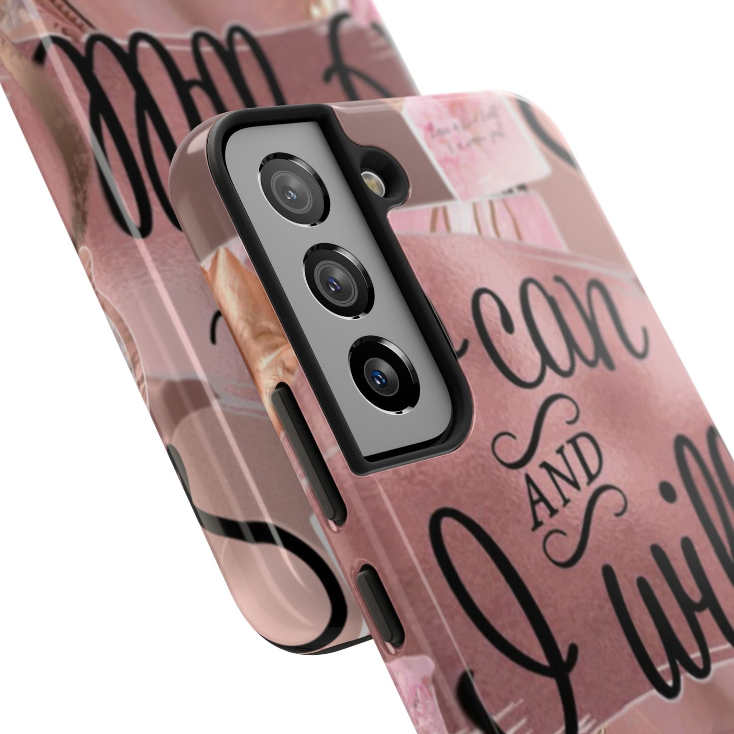 I can and I will  phone case faith, focus, and fierceness