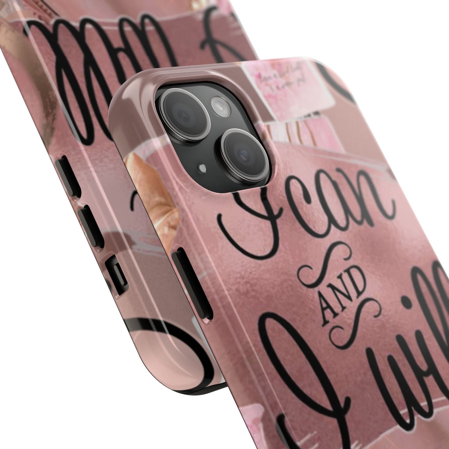 I can and I will  phone case faith, focus, and fierceness
