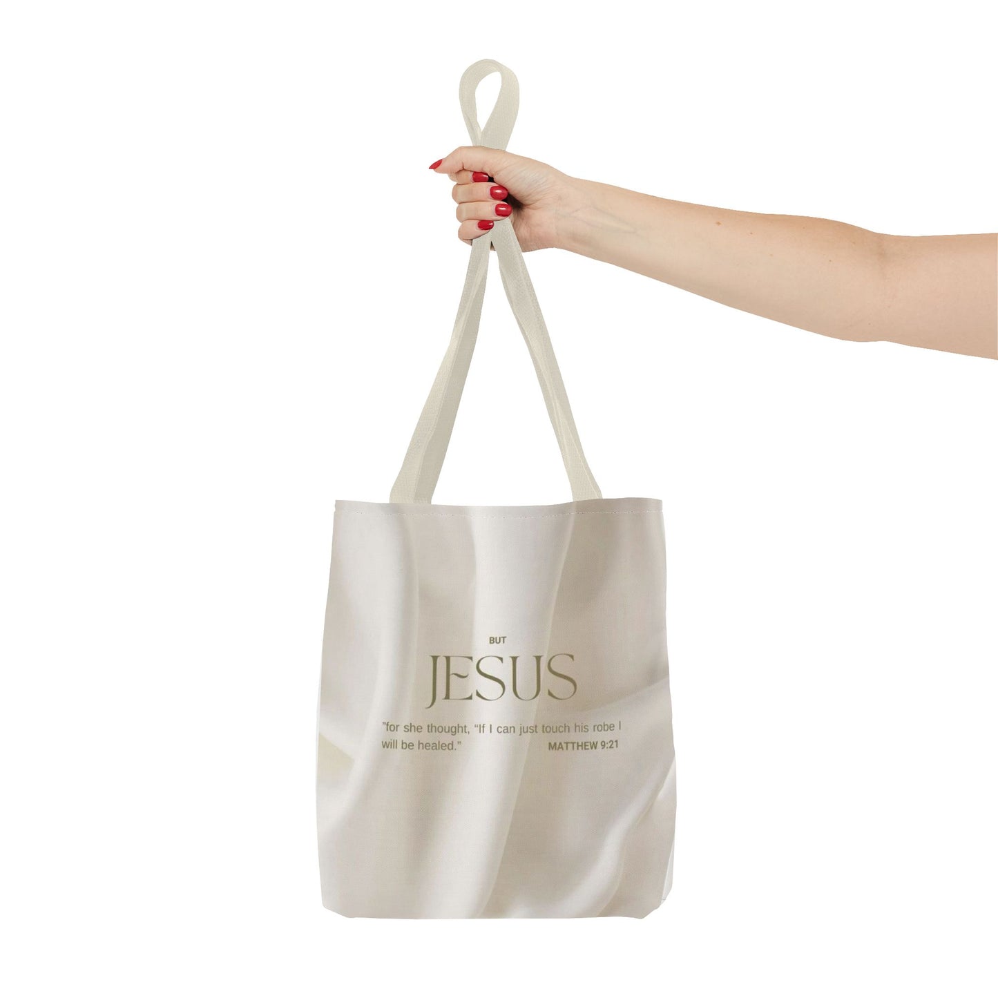 But Jesus healing scripture Tote Bag