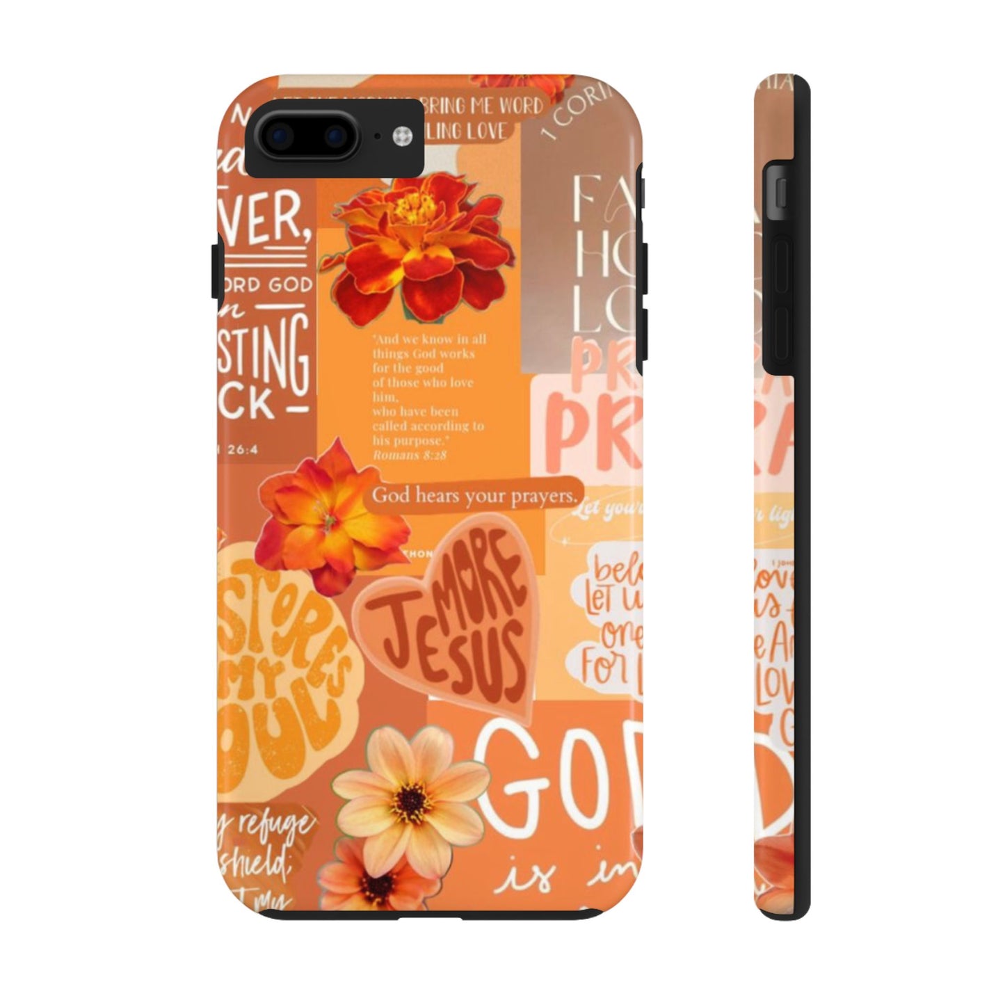 God is in control phone case, bright, bold and prayer filled