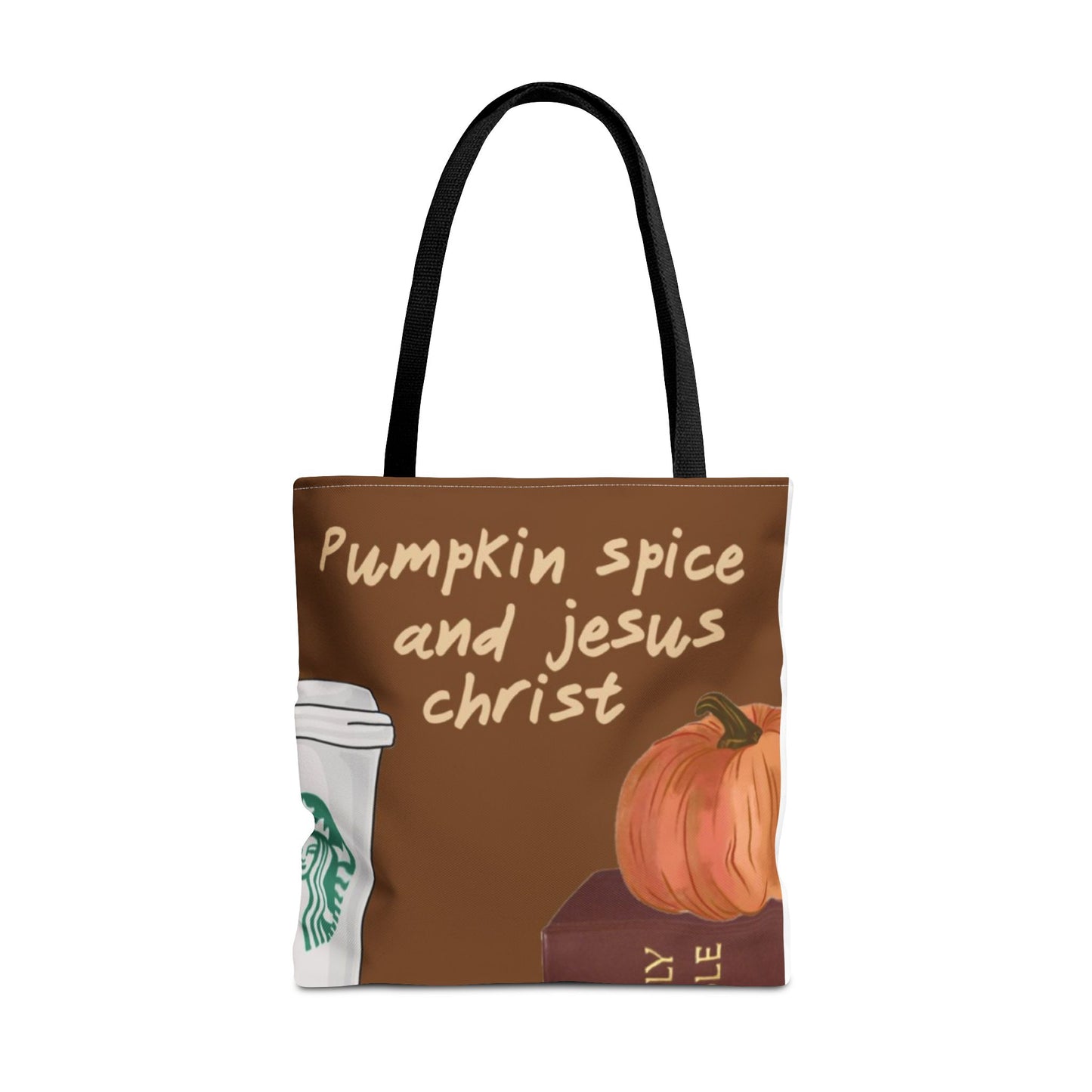 Pumpkin Spice Tote Bag - Cozy Fall Vibes