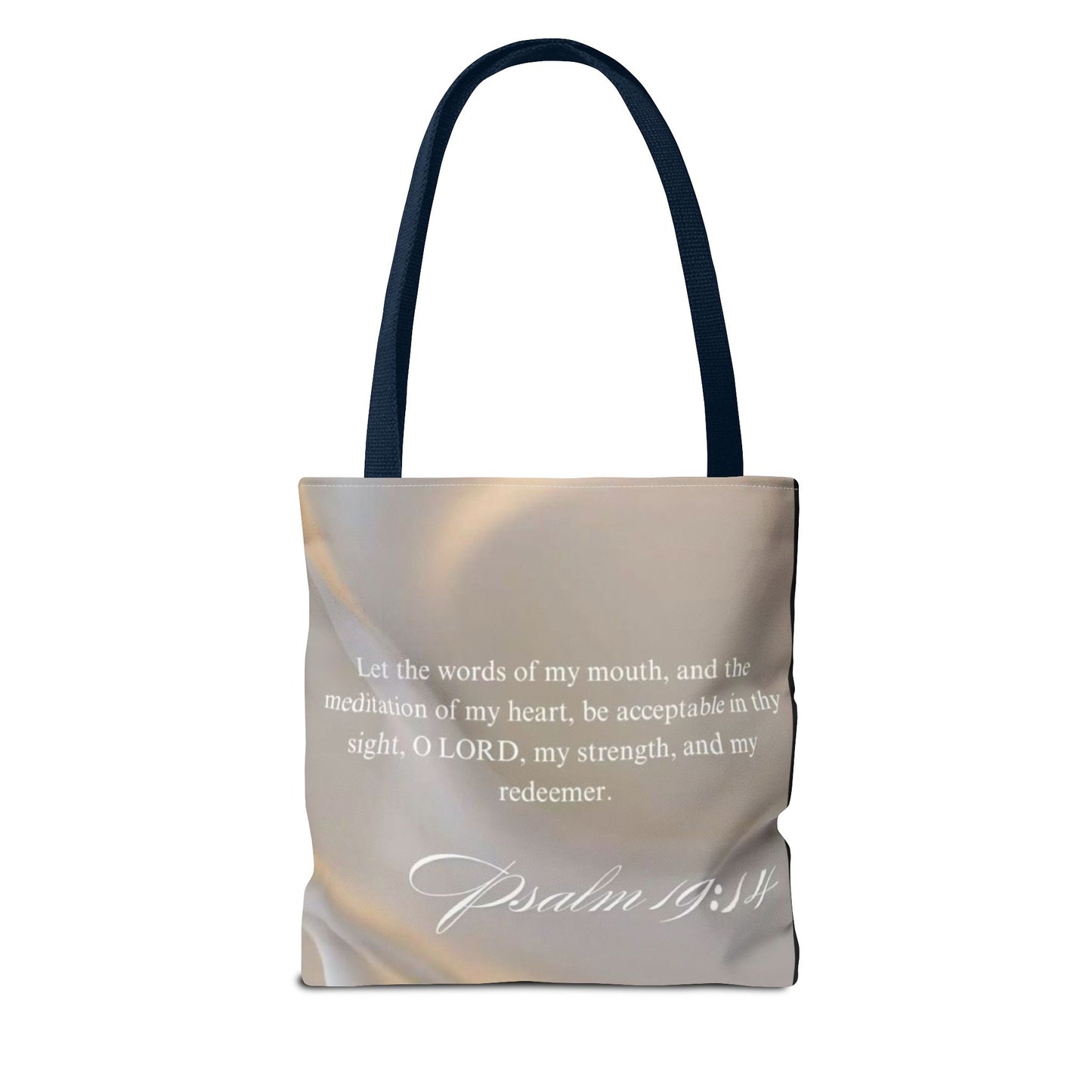 Meditation of my heart scripture Tote Bag psalm 19:14