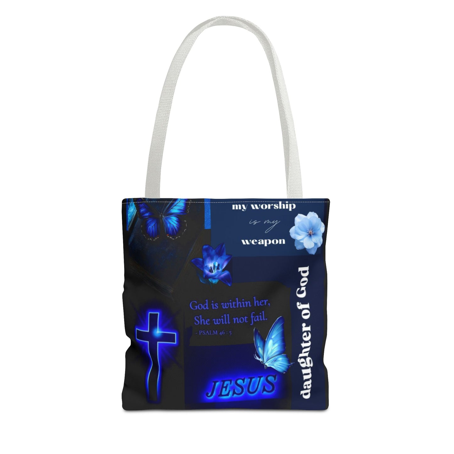 Inspirational Tote Bag for Christian Women - 'Daughter of God' Design