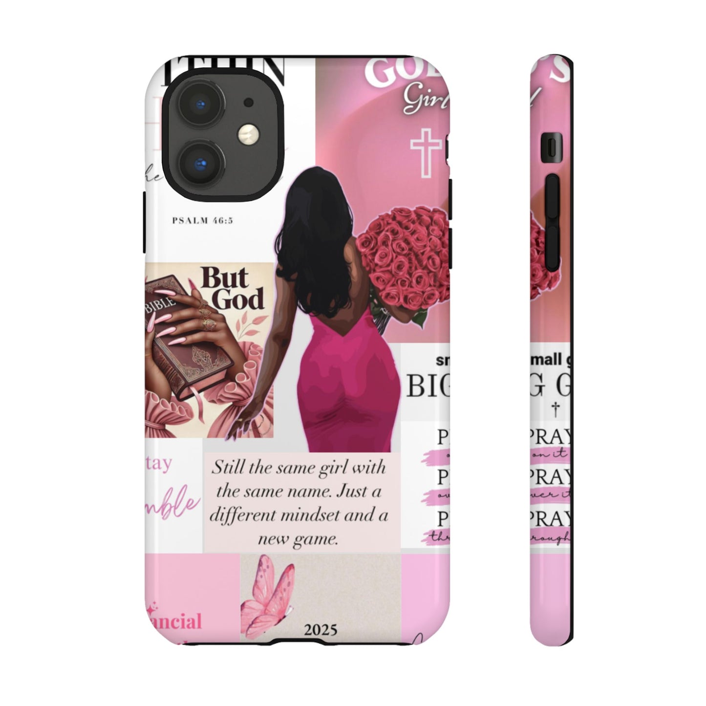 Same girl new game glow up with God phone case
