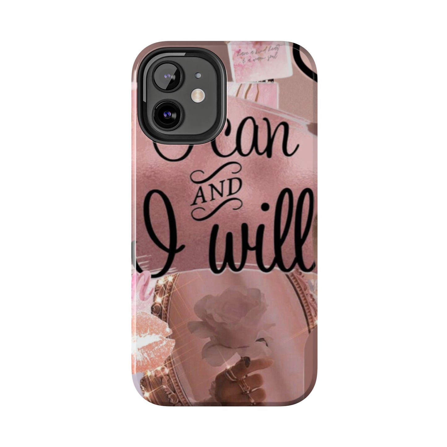 I can and I will  phone case faith, focus, and fierceness