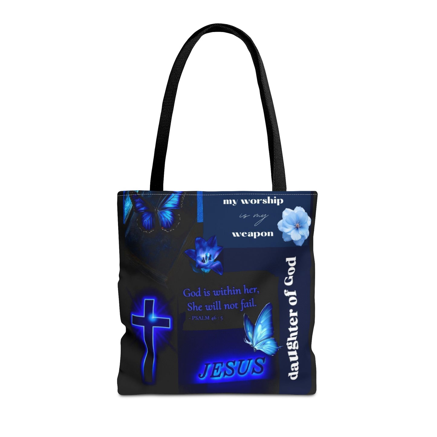 Inspirational Tote Bag for Christian Women - 'Daughter of God' Design