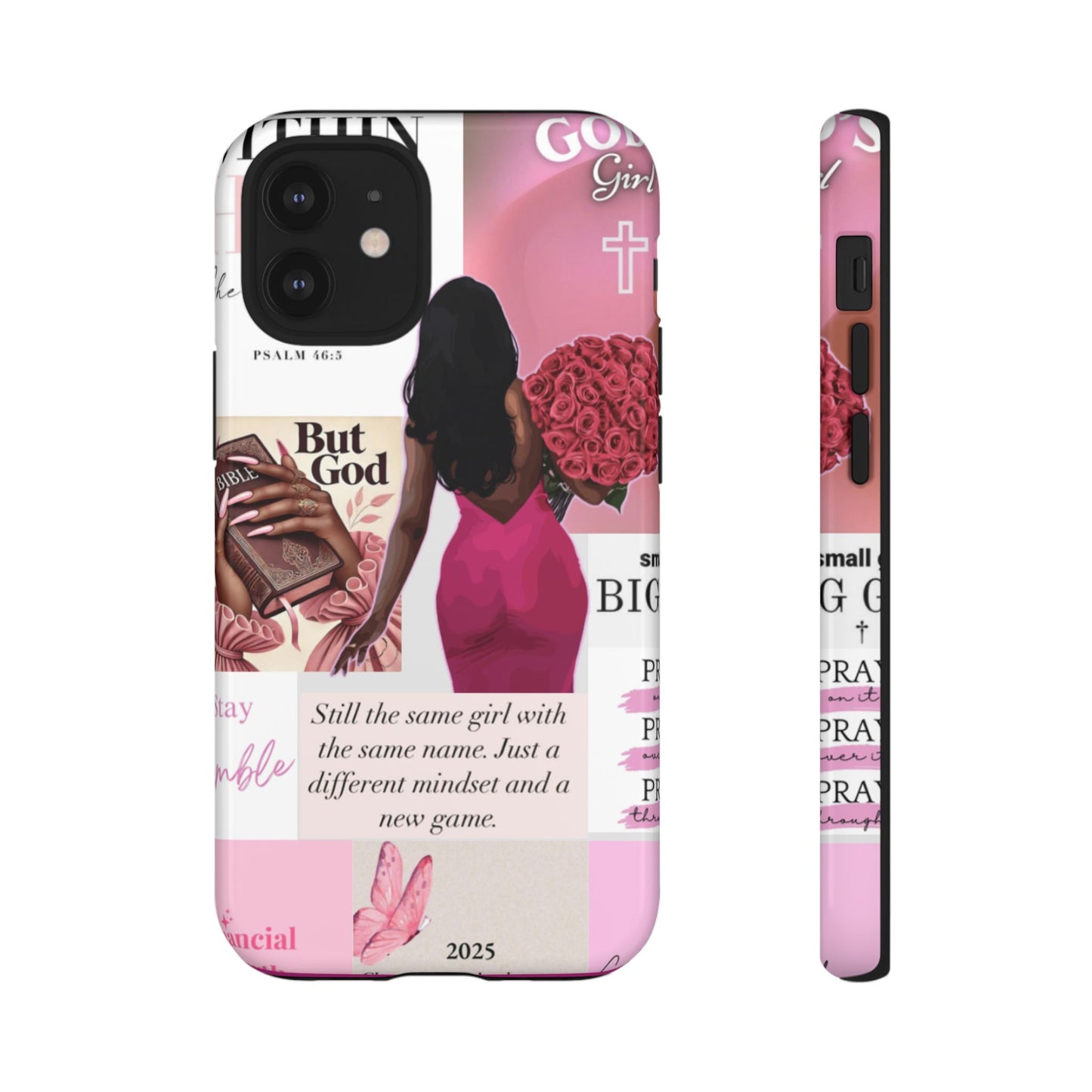 Same girl new game glow up with God phone case
