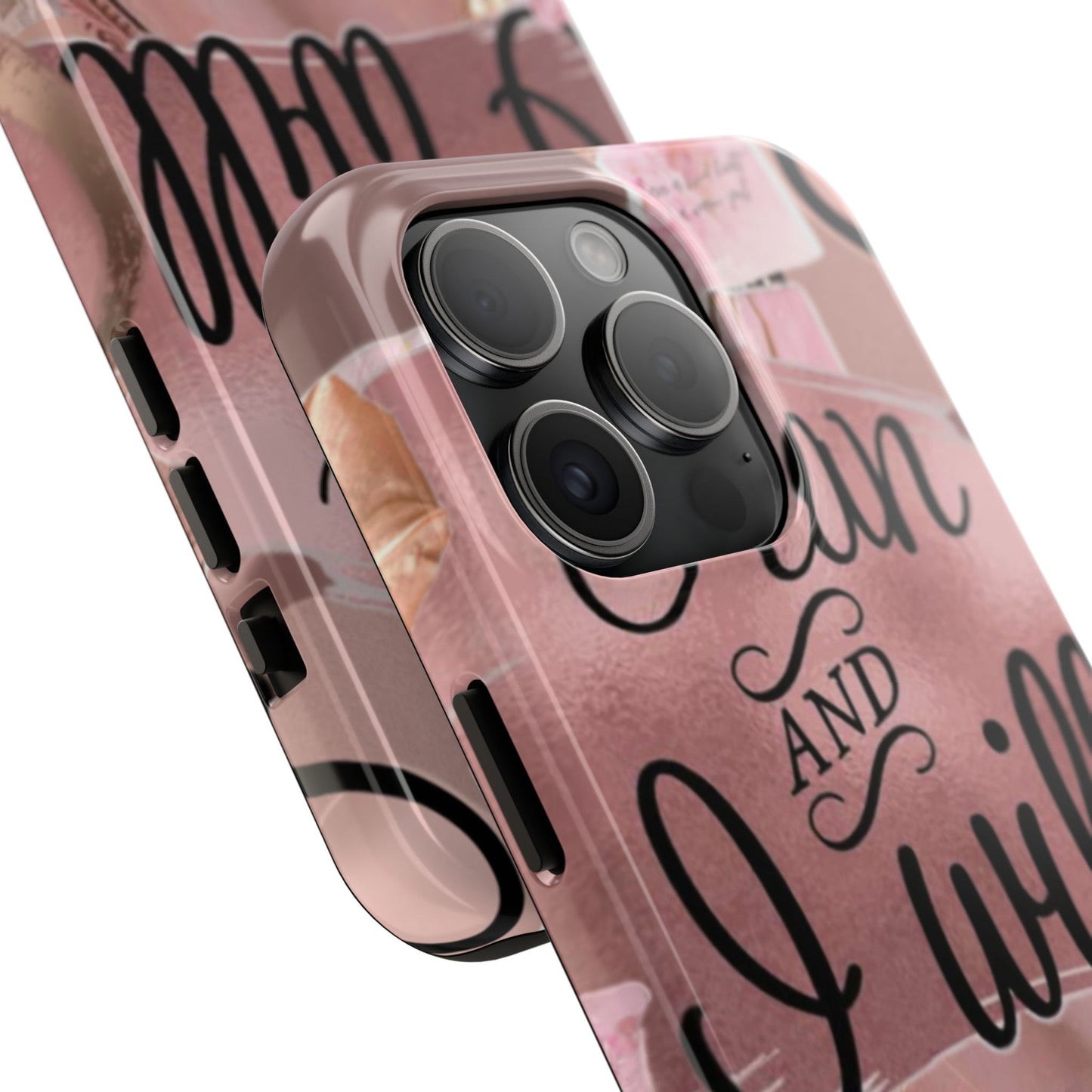 I can and I will  phone case faith, focus, and fierceness