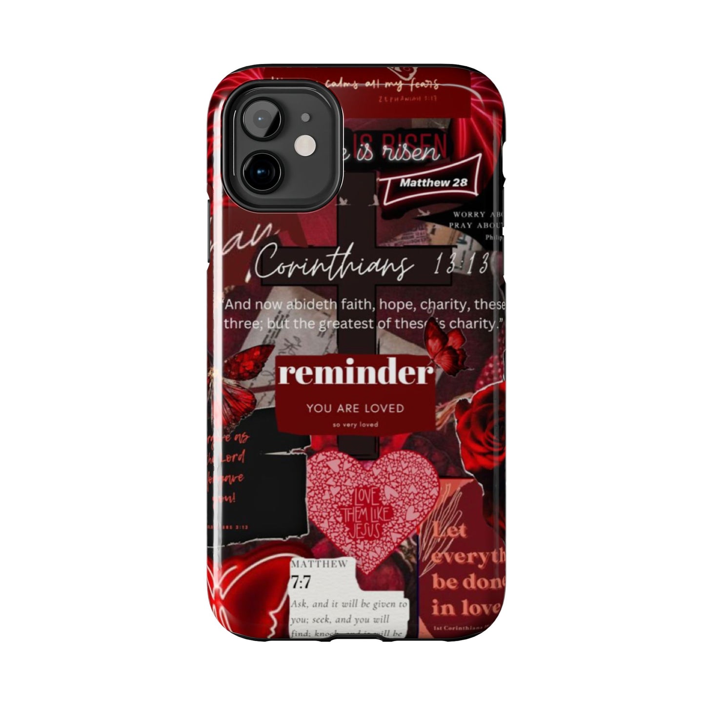 You are loved phone case, faith, love, and bold truth