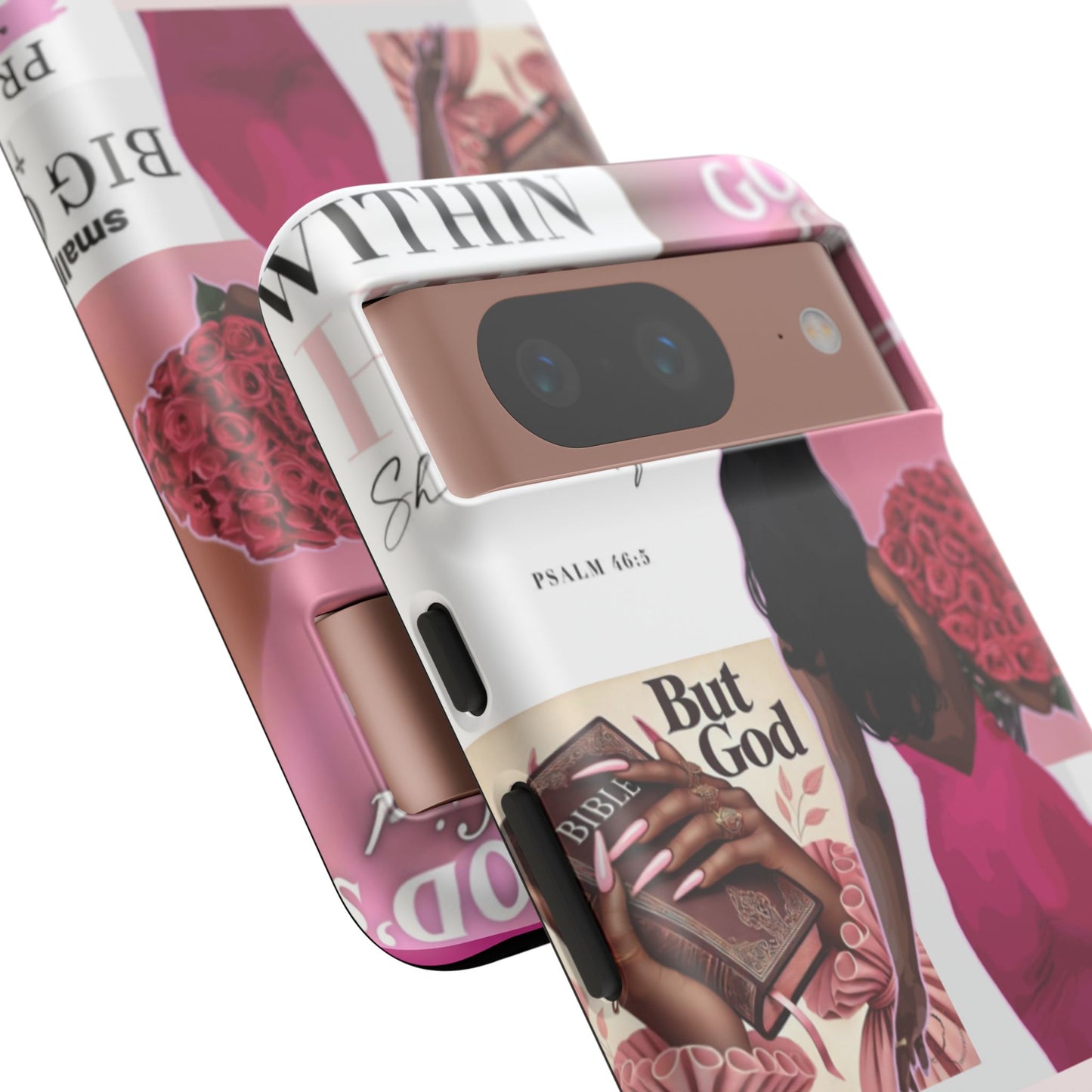 Same girl new game glow up with God phone case