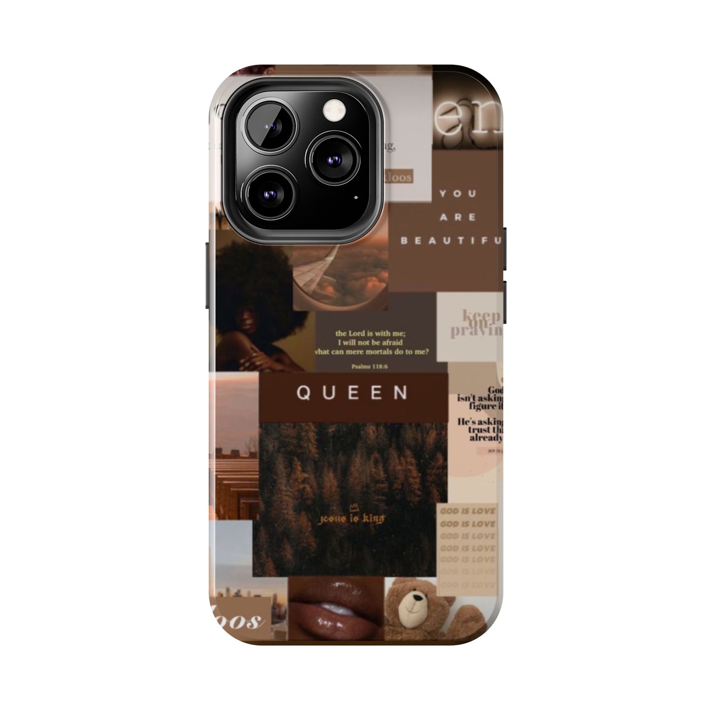 Jesus is King phone case identity, trust and power and every hold