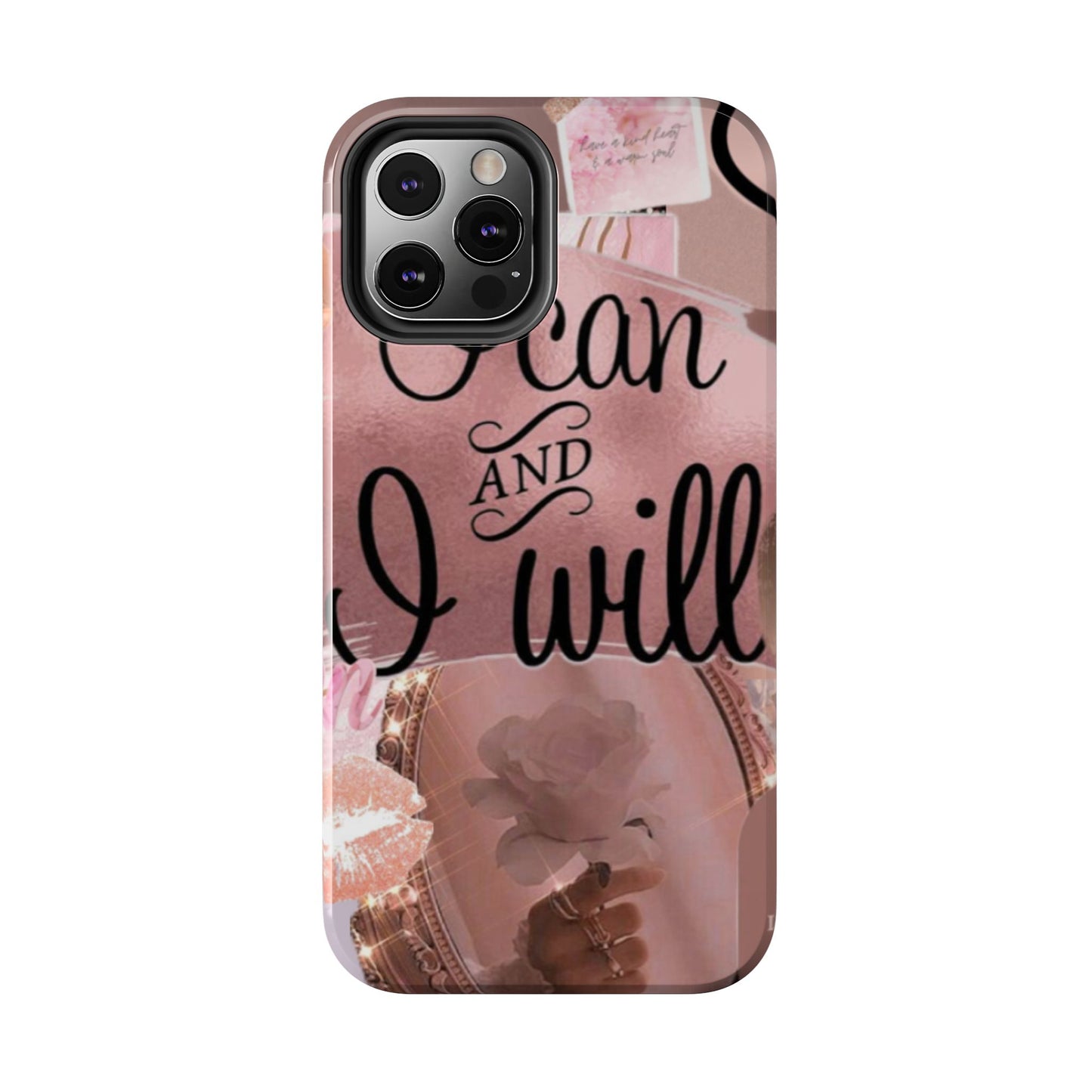 I can and I will  phone case faith, focus, and fierceness