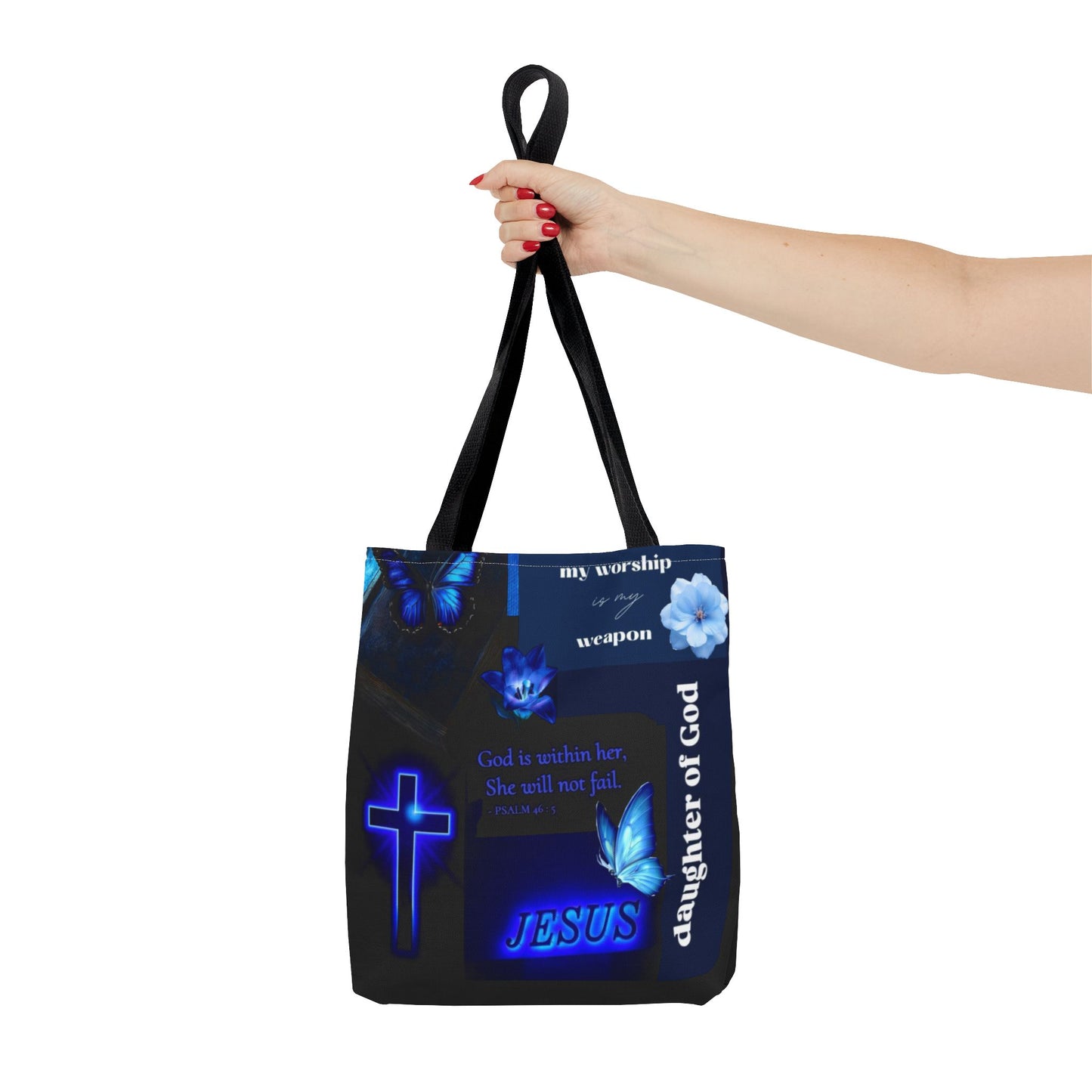 Inspirational Tote Bag for Christian Women - 'Daughter of God' Design
