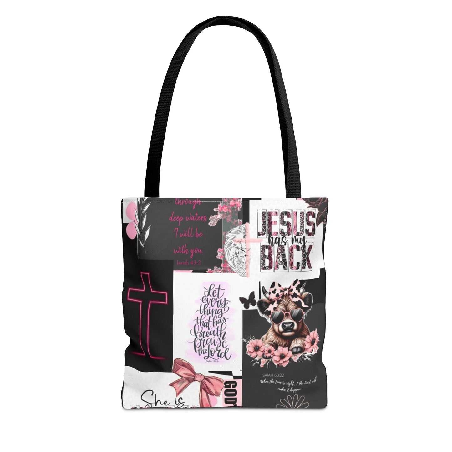 Inspirational Christian Tote Bag - Faith & Love Designs