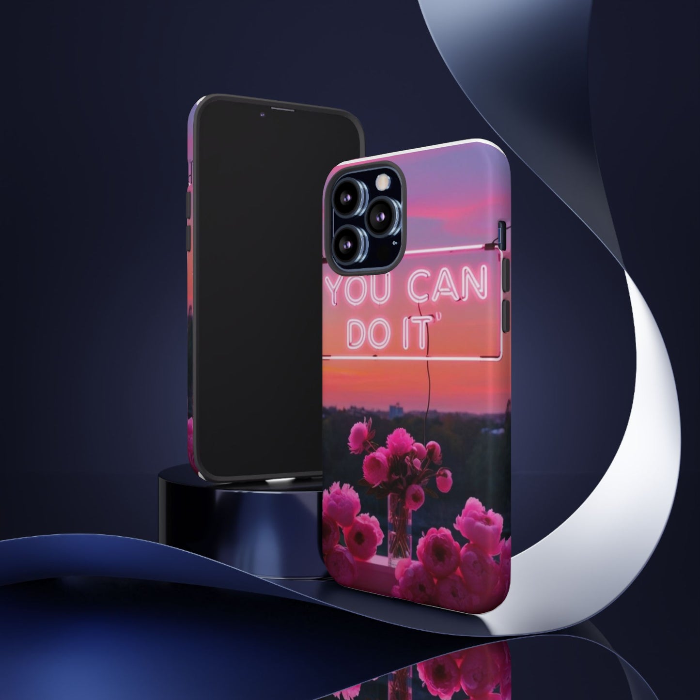 You can do it phone case bold words, soft strength