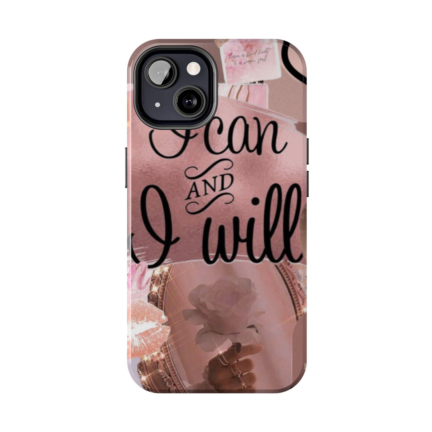 I can and I will  phone case faith, focus, and fierceness