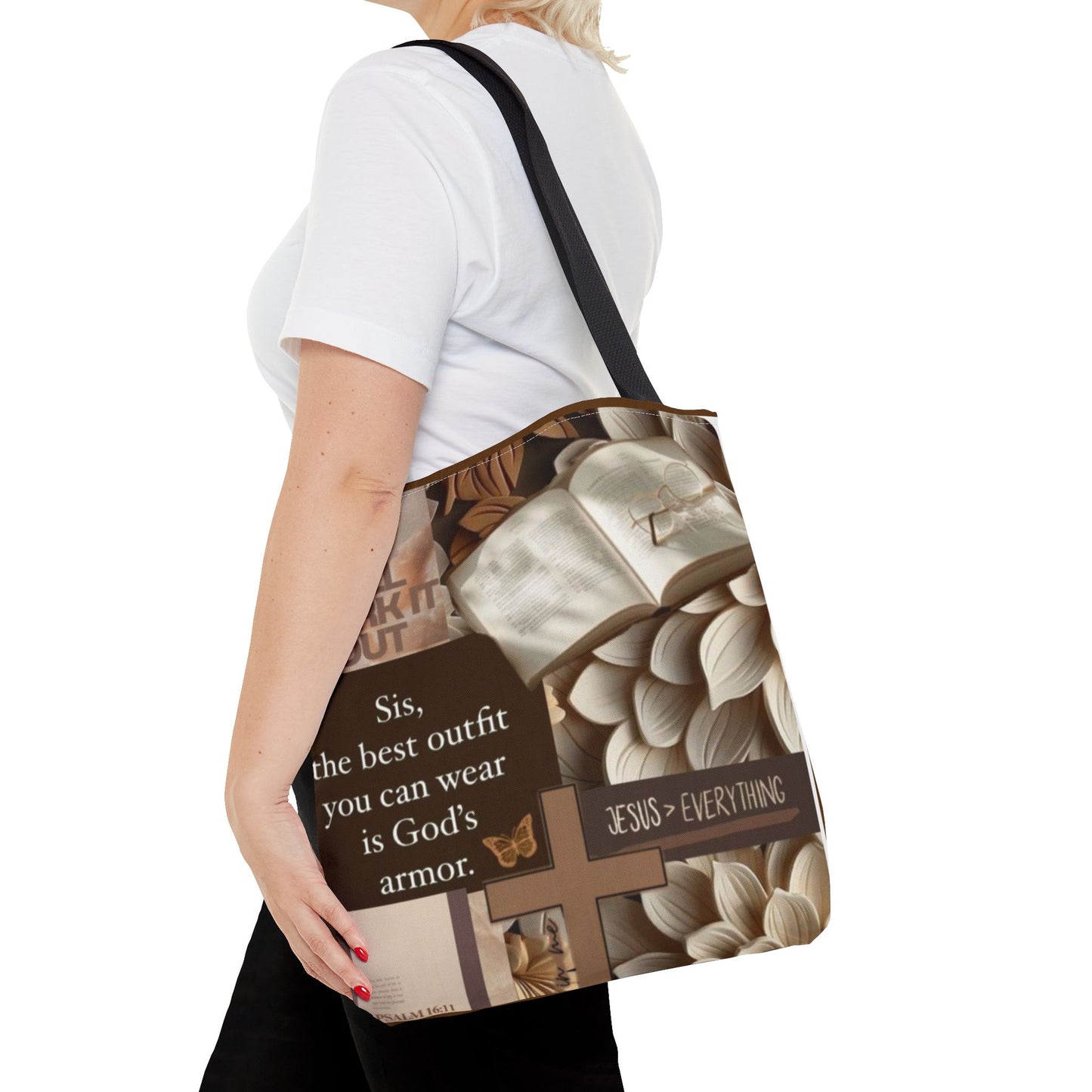 Inspirational Faith Tote Bag - Jesus is Everything Design