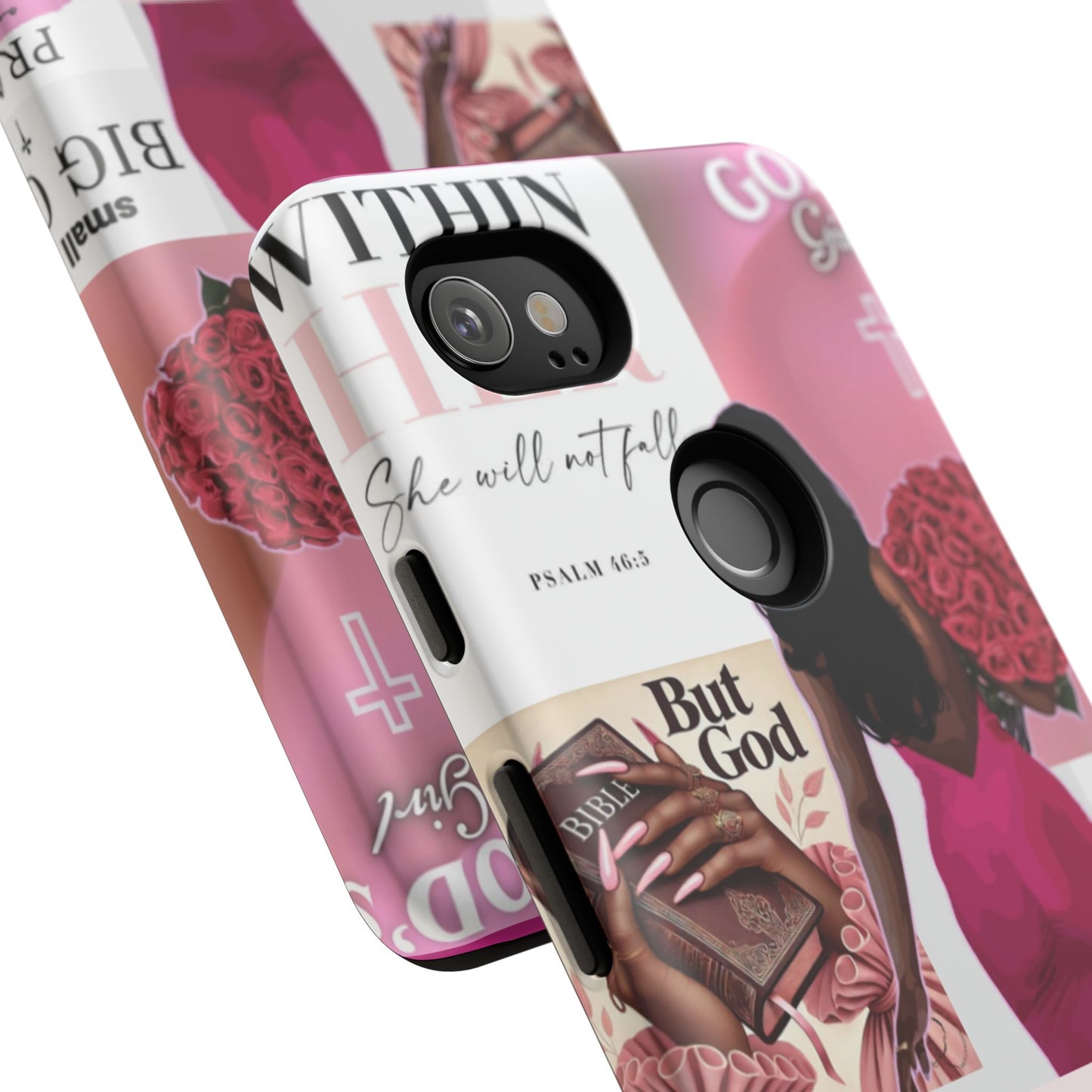 Same girl new game glow up with God phone case