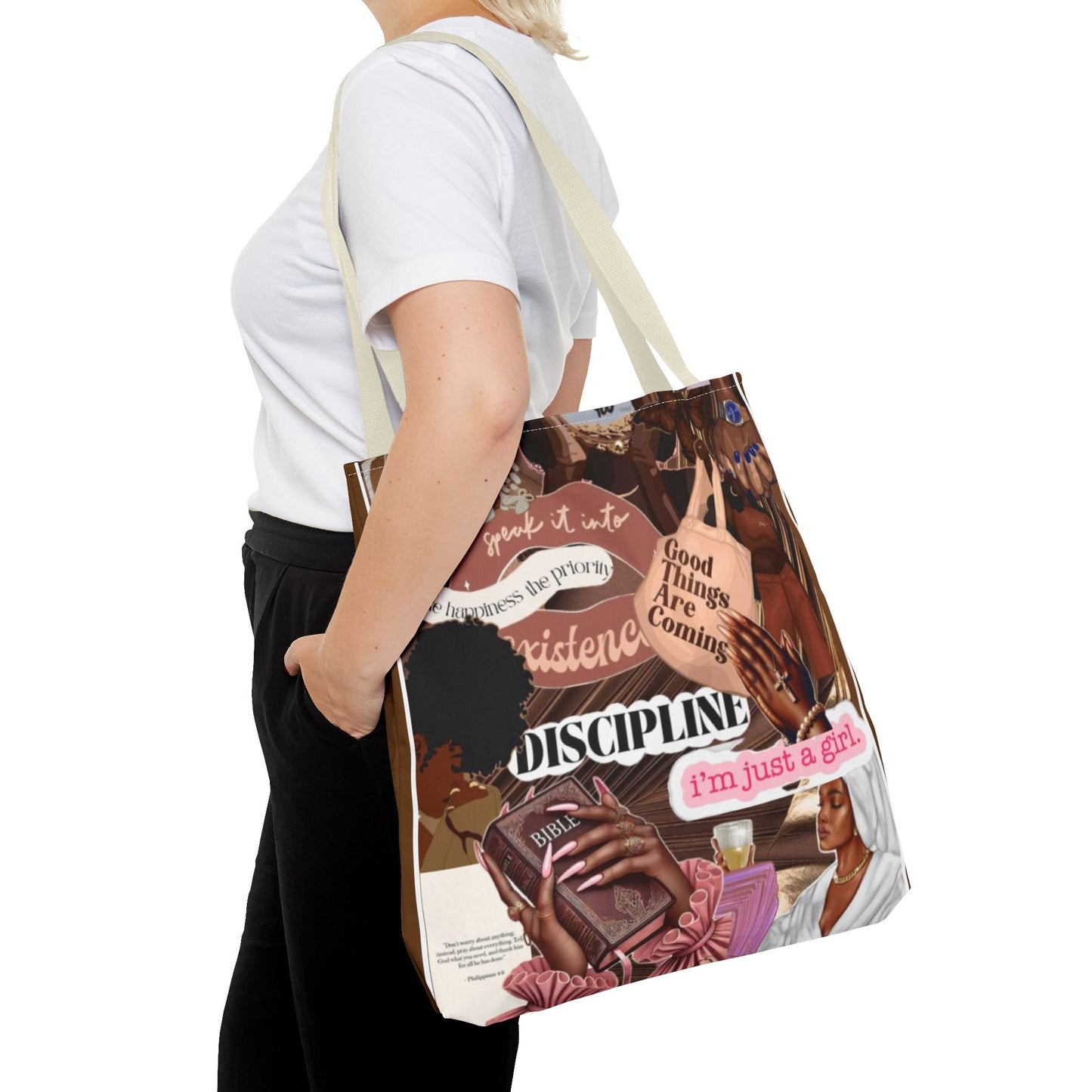Empowerment Tote Bag - Discipline & Inspiration