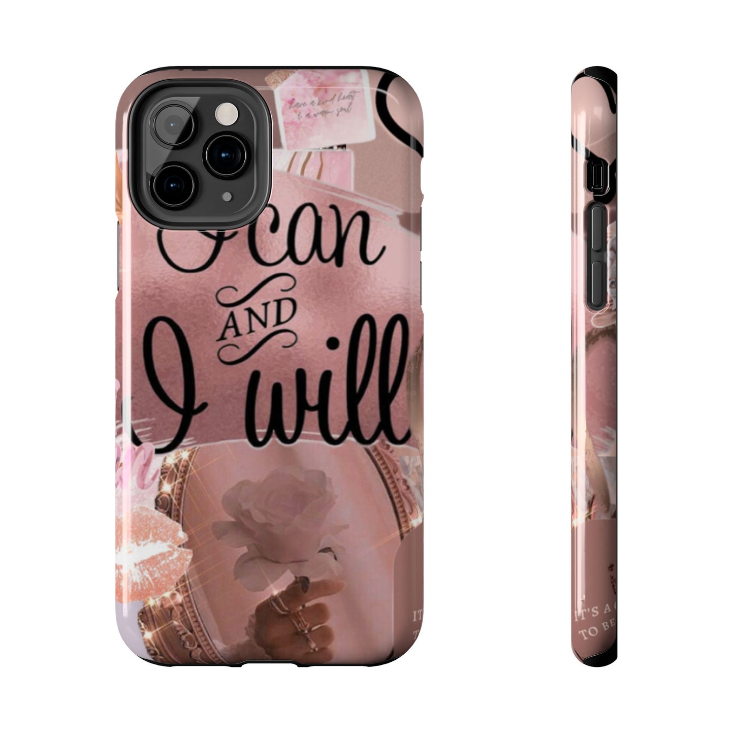 I can and I will  phone case faith, focus, and fierceness