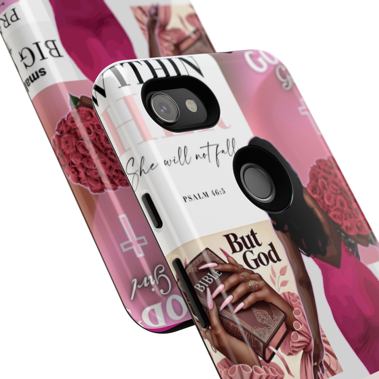 Same girl new game glow up with God phone case