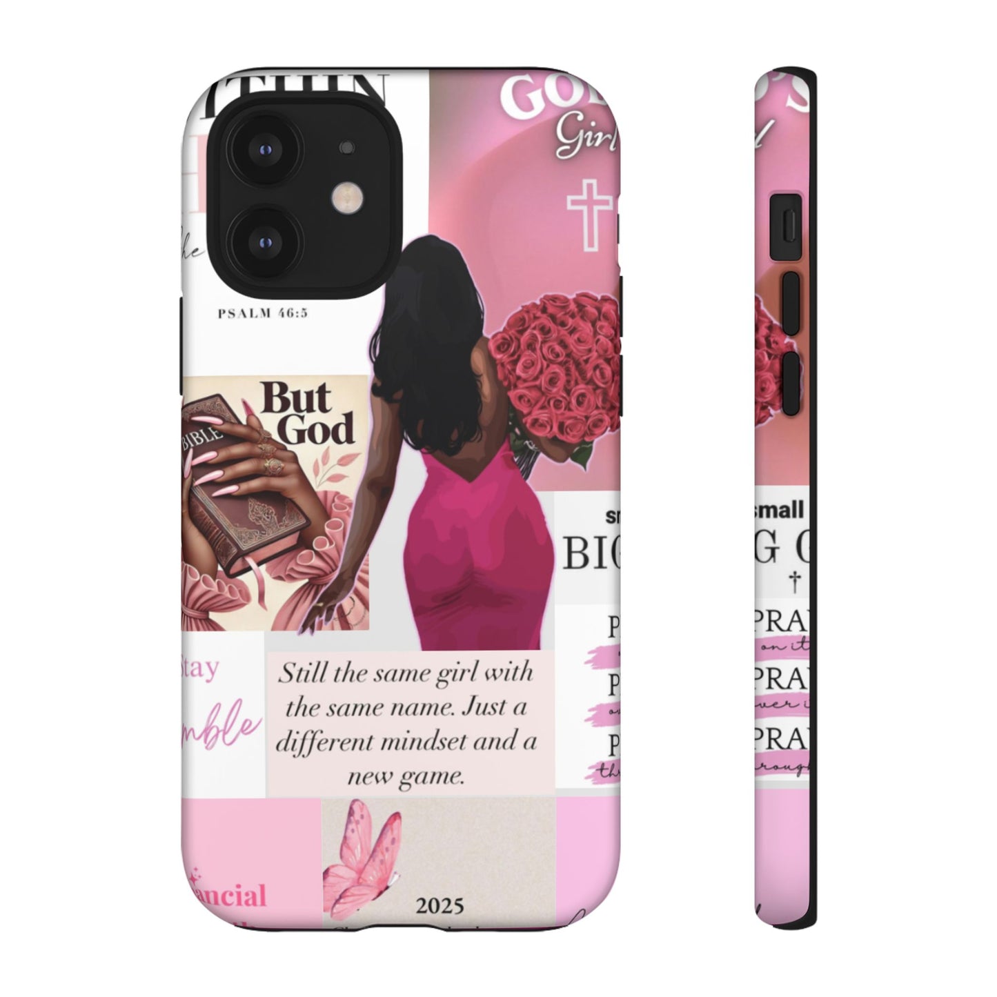 Same girl new game glow up with God phone case