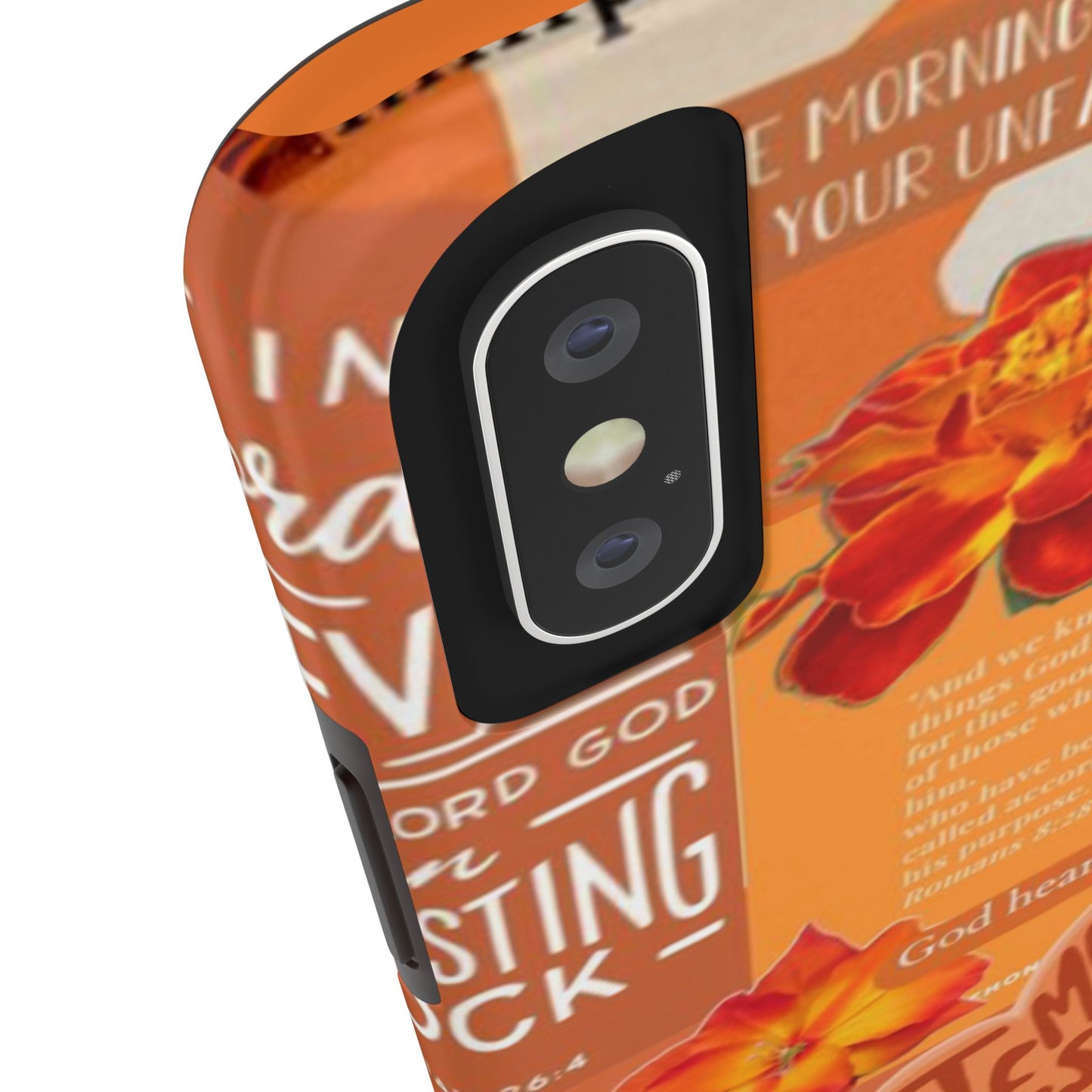 God is in control phone case, bright, bold and prayer filled