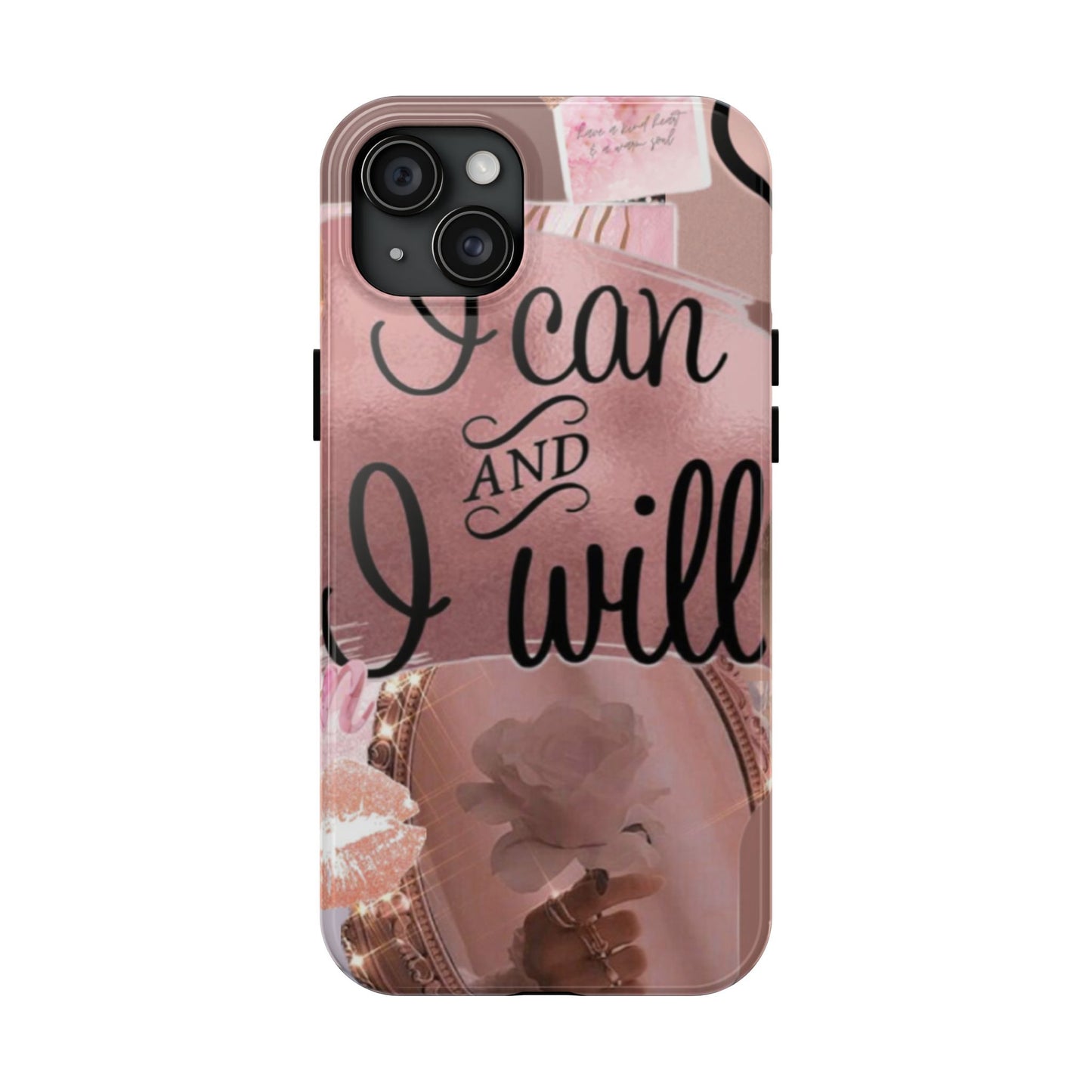 I can and I will  phone case faith, focus, and fierceness