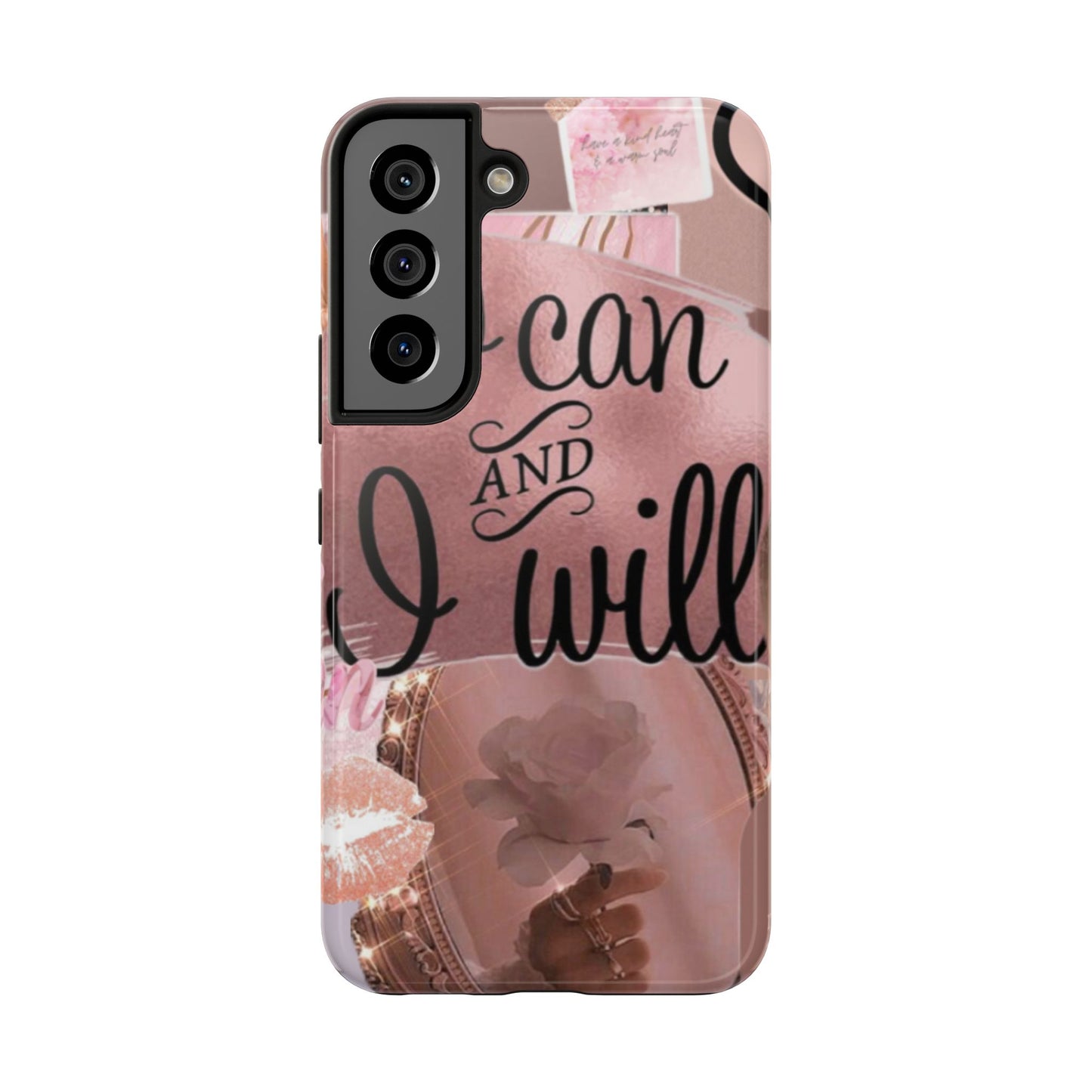 I can and I will  phone case faith, focus, and fierceness