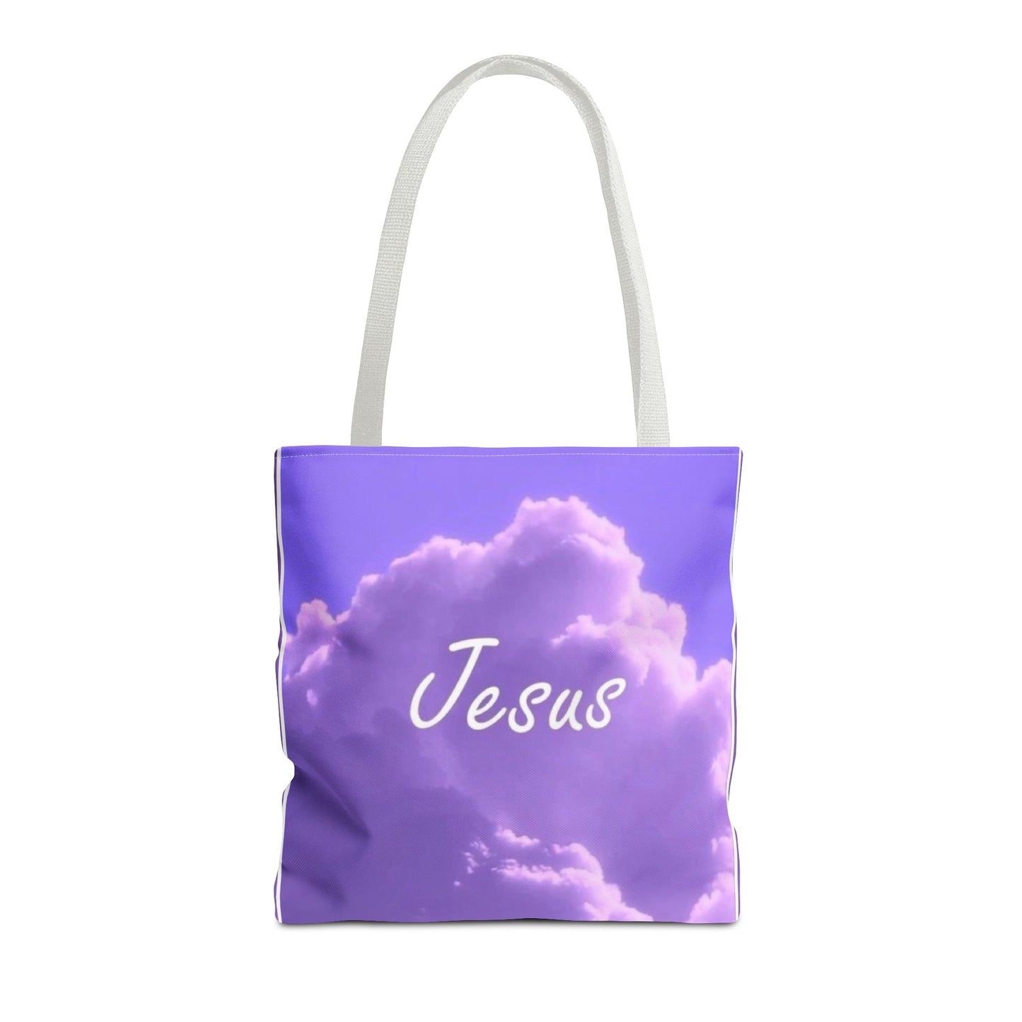 Inspirational Jesus Tote Bag - AOP Cloud Design