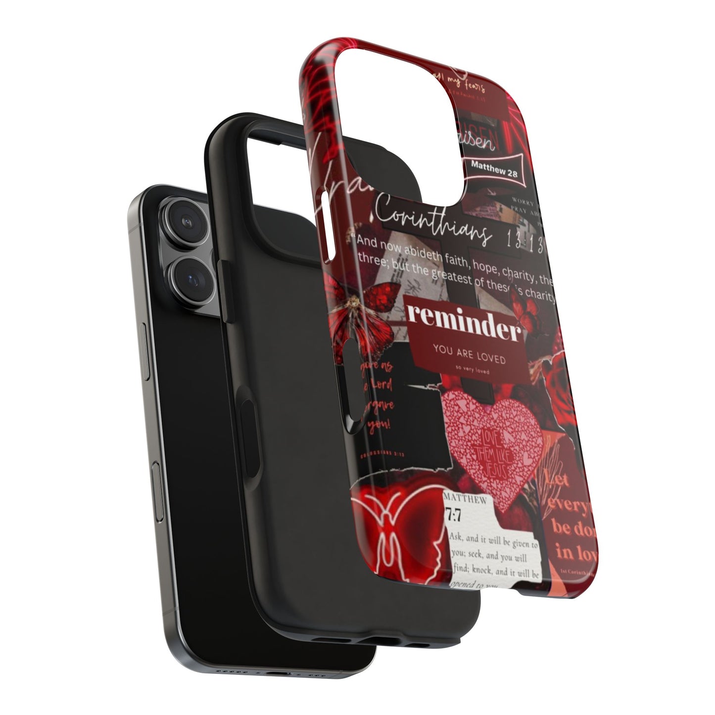 You are loved phone case, faith, love, and bold truth