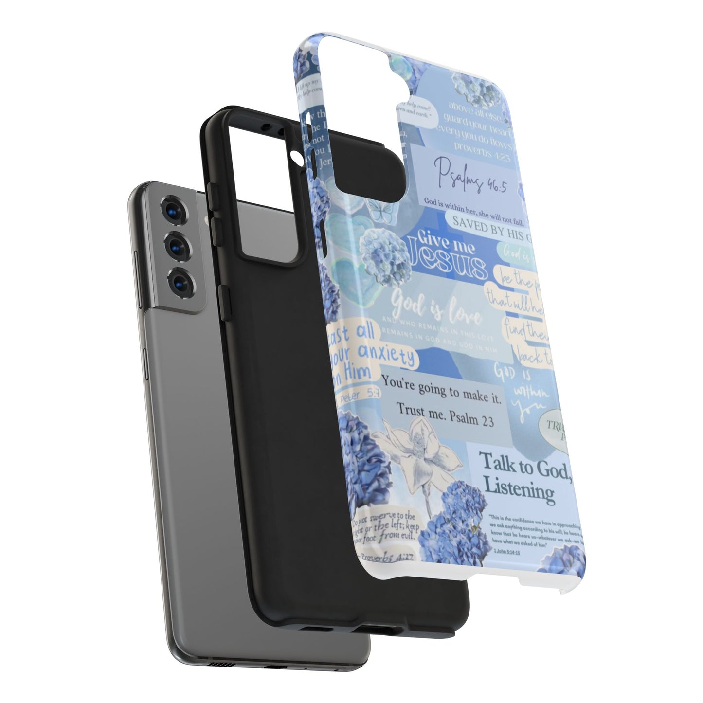 Talk to God he’s listening phone cases