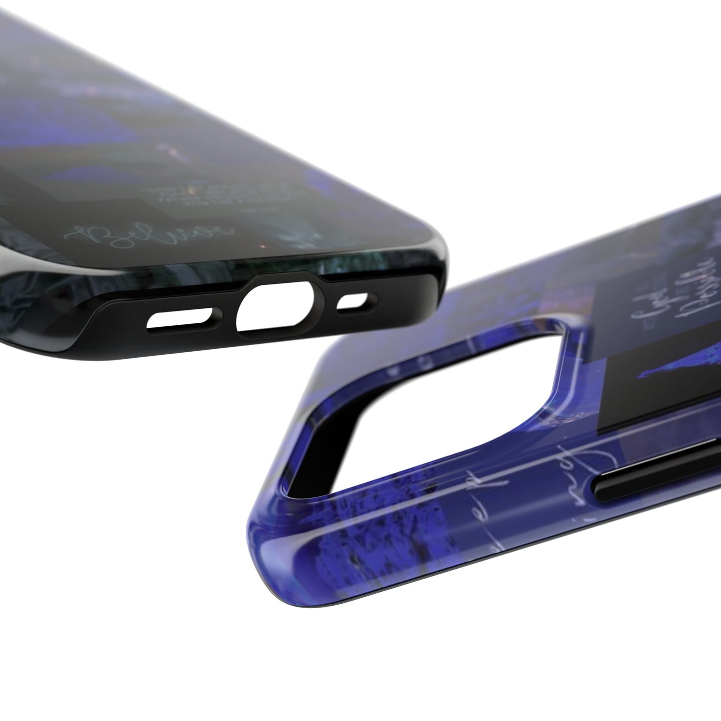 Deep blue faith, phone case with God, all things are possible